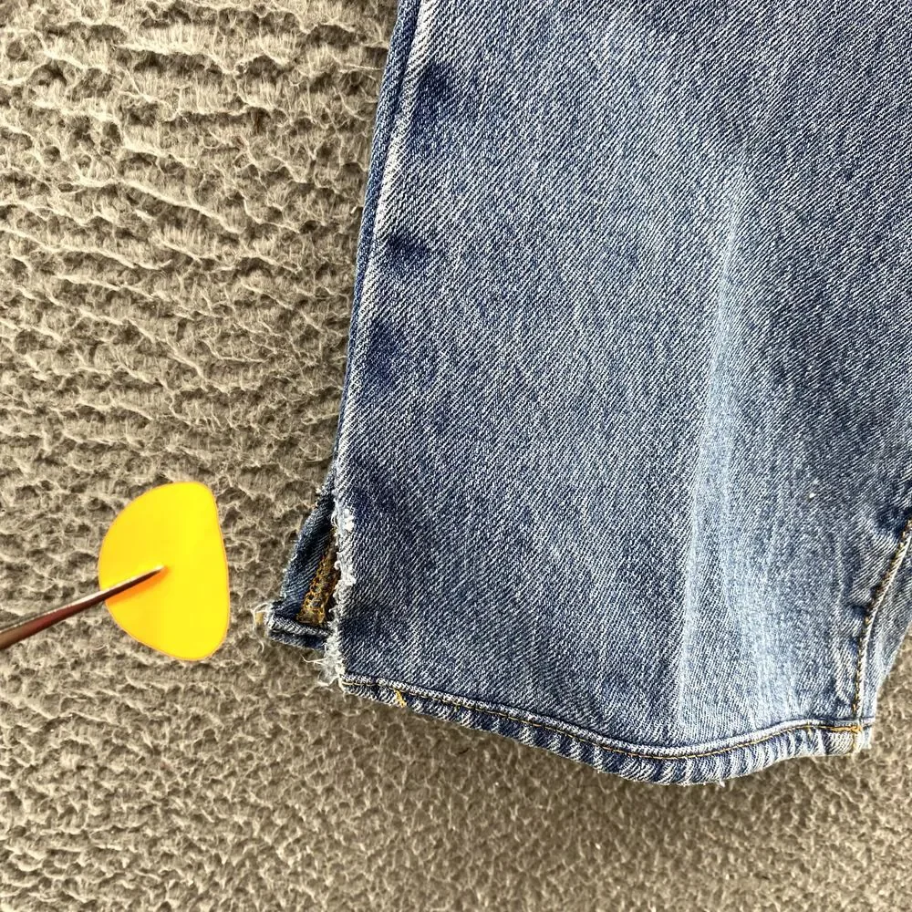 Levis 501 XX Jeans Men 34x28* Whisker Straight Button Fly 90s Streetwear Classic